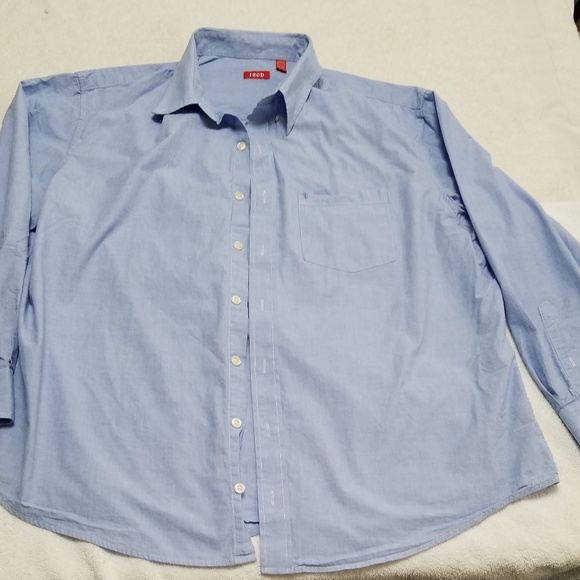 IZOD light blue dress shirt 2XL - Picture 1 of 4